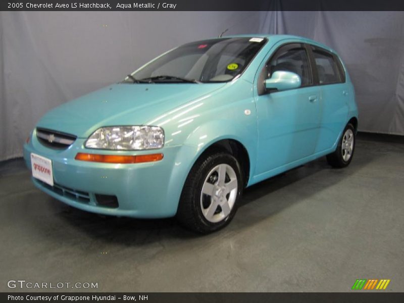Aqua Metallic / Gray 2005 Chevrolet Aveo LS Hatchback