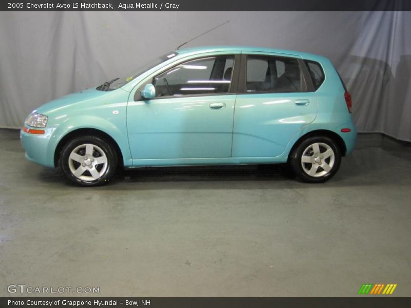 Aqua Metallic / Gray 2005 Chevrolet Aveo LS Hatchback