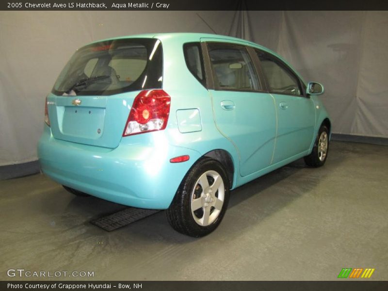 Aqua Metallic / Gray 2005 Chevrolet Aveo LS Hatchback