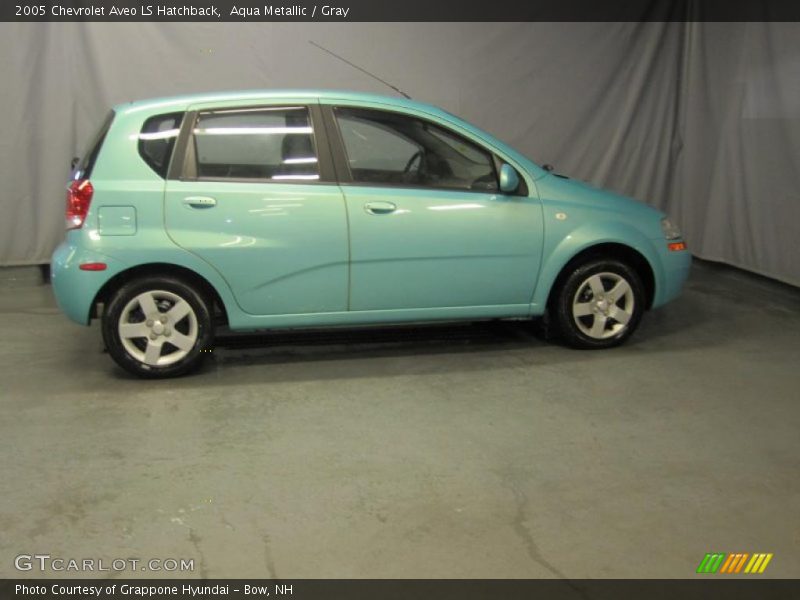 Aqua Metallic / Gray 2005 Chevrolet Aveo LS Hatchback