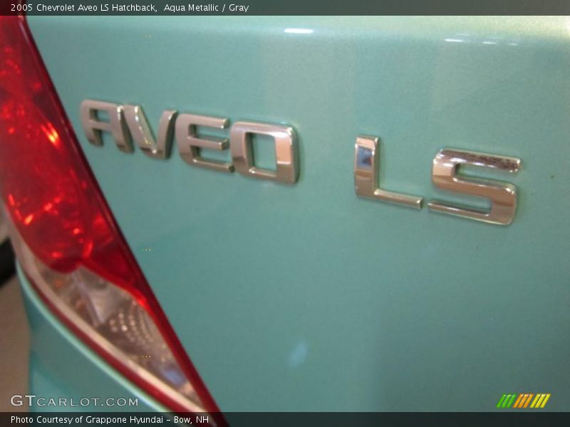 Aqua Metallic / Gray 2005 Chevrolet Aveo LS Hatchback