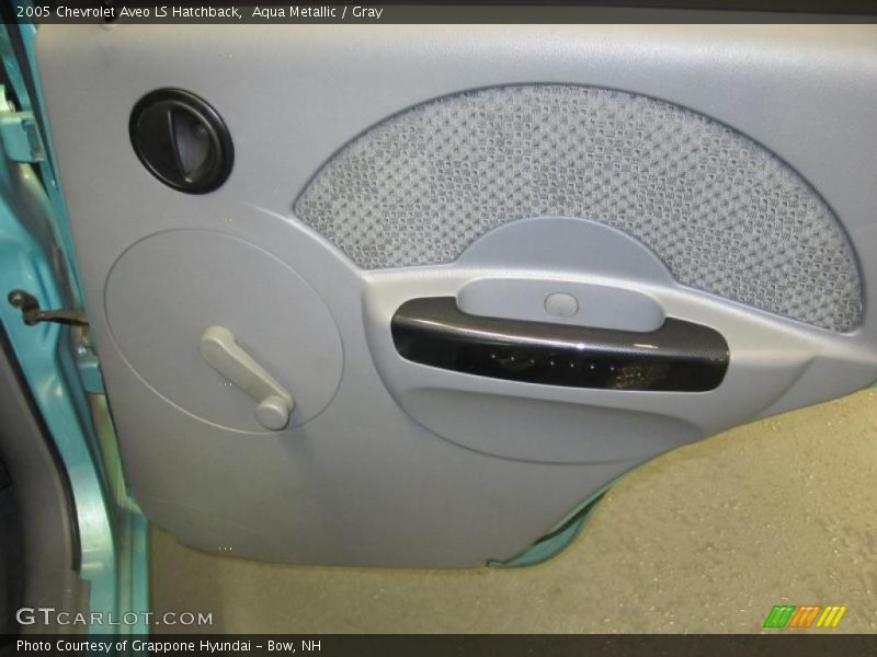 Aqua Metallic / Gray 2005 Chevrolet Aveo LS Hatchback