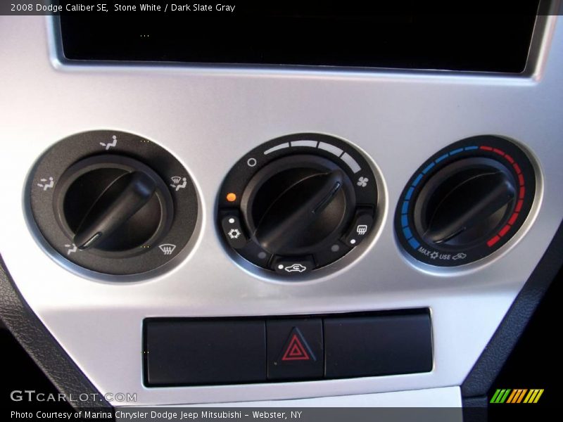 Stone White / Dark Slate Gray 2008 Dodge Caliber SE