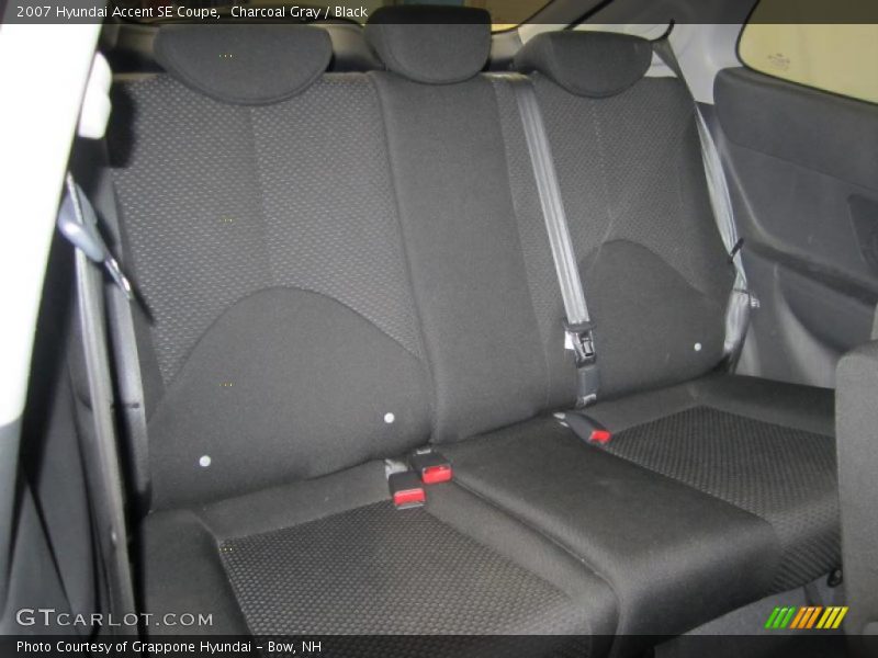 Charcoal Gray / Black 2007 Hyundai Accent SE Coupe