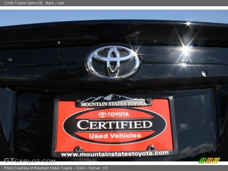 Black / Ash 2008 Toyota Camry SE