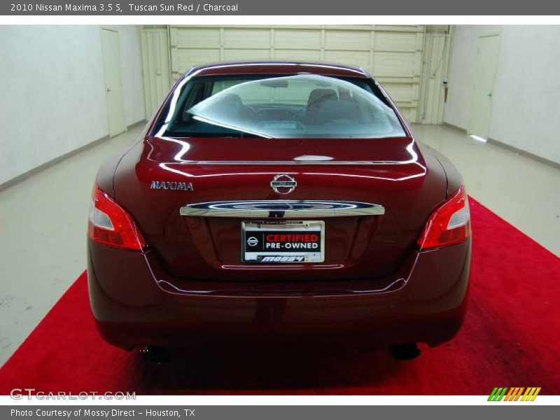 Tuscan Sun Red / Charcoal 2010 Nissan Maxima 3.5 S
