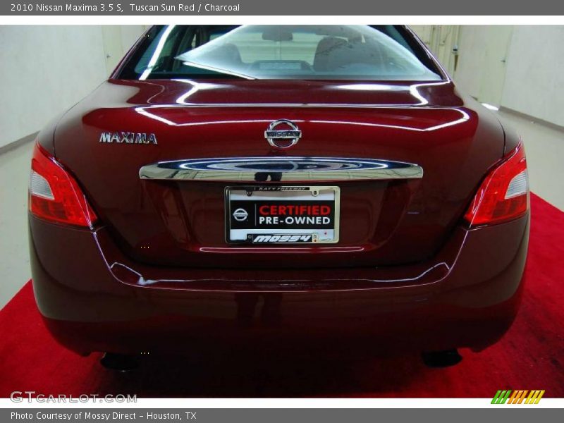 Tuscan Sun Red / Charcoal 2010 Nissan Maxima 3.5 S