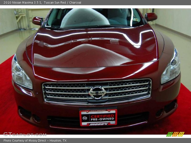 Tuscan Sun Red / Charcoal 2010 Nissan Maxima 3.5 S