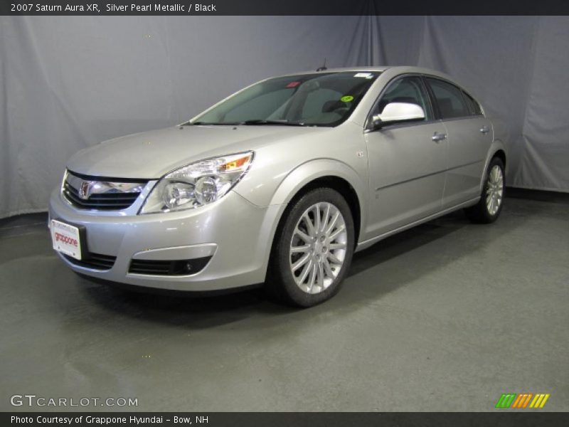 Silver Pearl Metallic / Black 2007 Saturn Aura XR