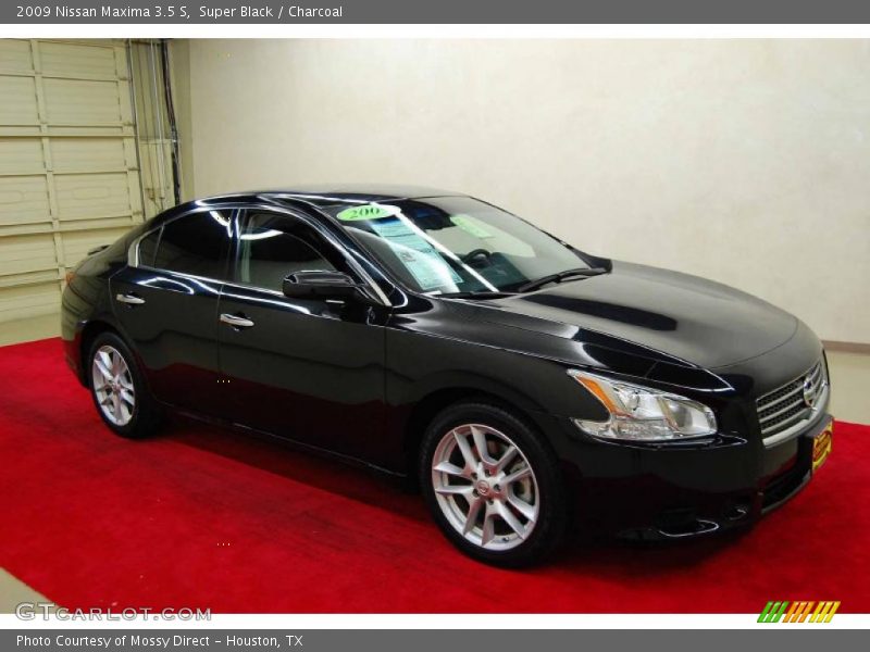 Super Black / Charcoal 2009 Nissan Maxima 3.5 S