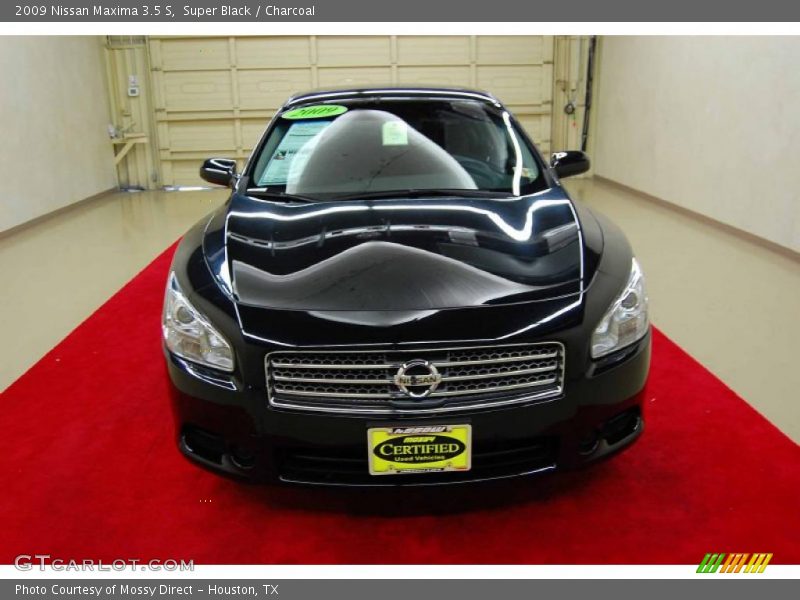 Super Black / Charcoal 2009 Nissan Maxima 3.5 S