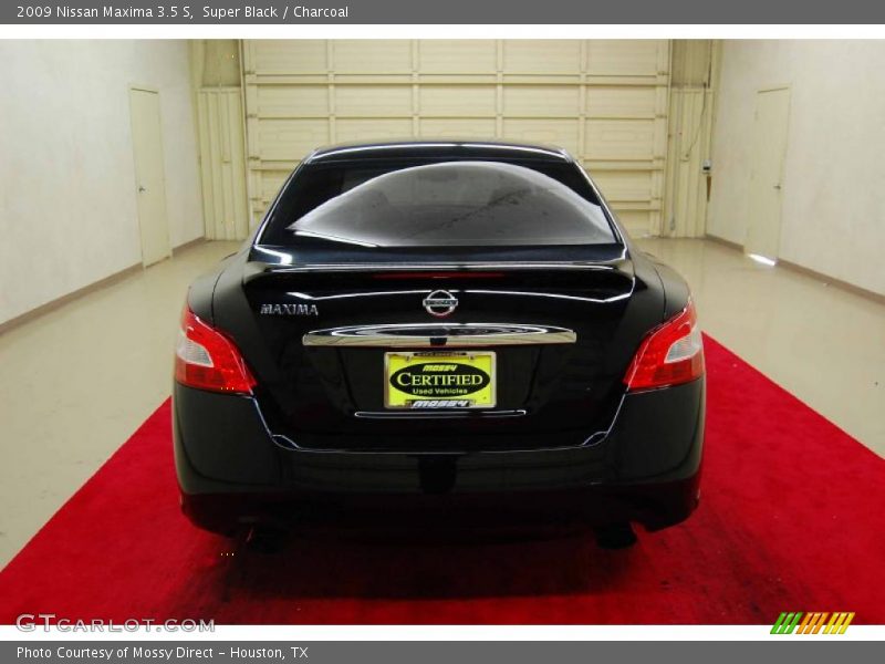 Super Black / Charcoal 2009 Nissan Maxima 3.5 S