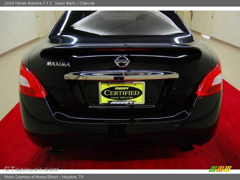 Super Black / Charcoal 2009 Nissan Maxima 3.5 S