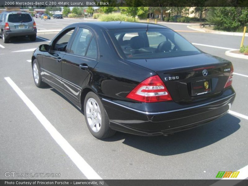Black / Black 2006 Mercedes-Benz C 280 4Matic Luxury