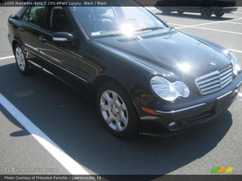 Black / Black 2006 Mercedes-Benz C 280 4Matic Luxury