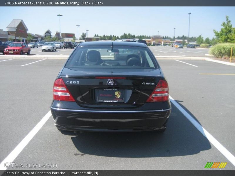 Black / Black 2006 Mercedes-Benz C 280 4Matic Luxury