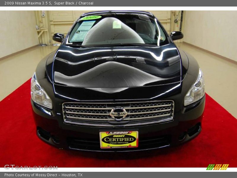 Super Black / Charcoal 2009 Nissan Maxima 3.5 S