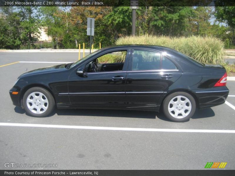 Black / Black 2006 Mercedes-Benz C 280 4Matic Luxury