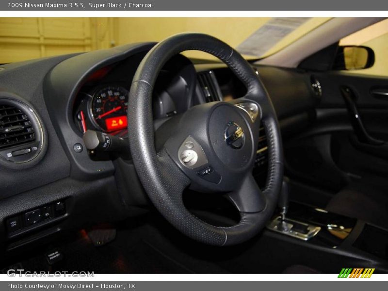 Super Black / Charcoal 2009 Nissan Maxima 3.5 S