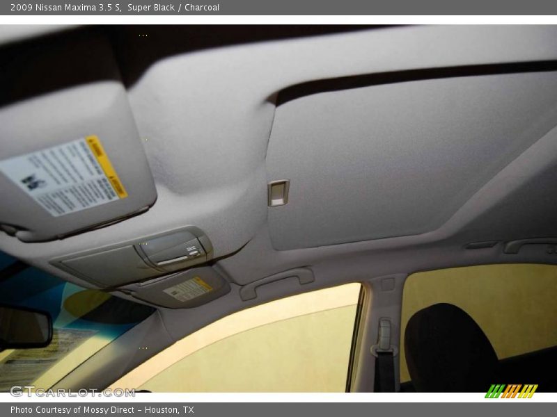 Super Black / Charcoal 2009 Nissan Maxima 3.5 S