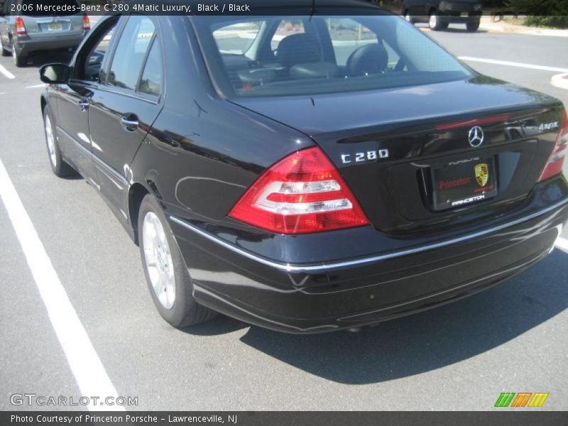 Black / Black 2006 Mercedes-Benz C 280 4Matic Luxury
