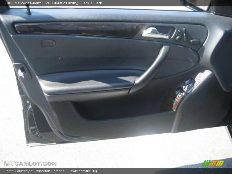 Black / Black 2006 Mercedes-Benz C 280 4Matic Luxury