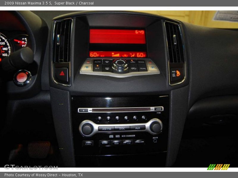 Super Black / Charcoal 2009 Nissan Maxima 3.5 S