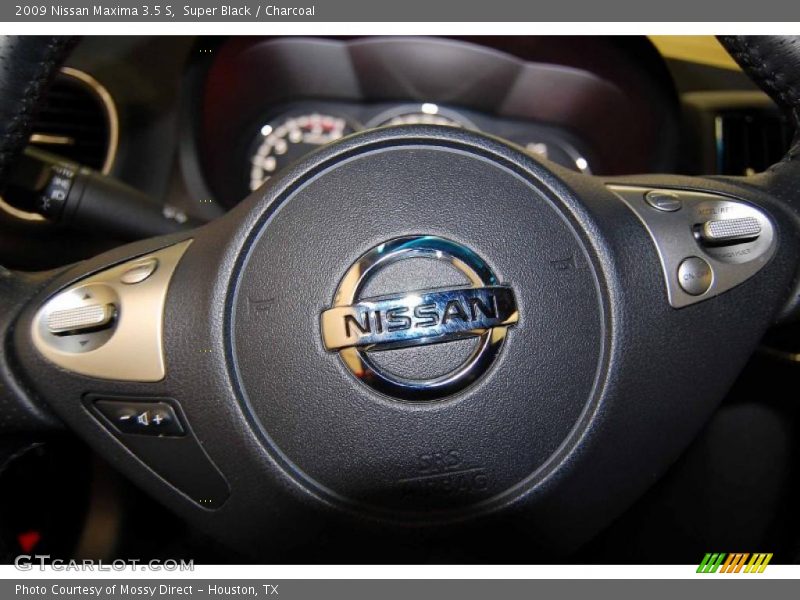 Super Black / Charcoal 2009 Nissan Maxima 3.5 S