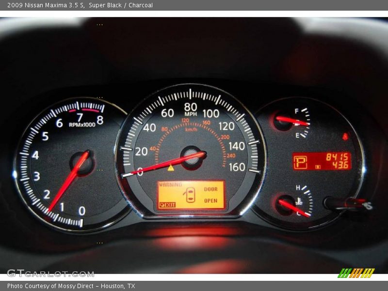 Super Black / Charcoal 2009 Nissan Maxima 3.5 S