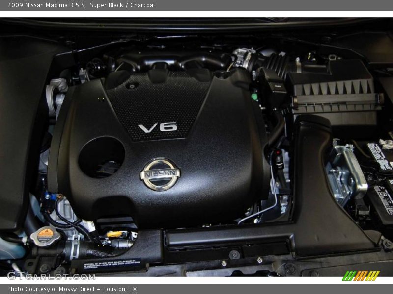 Super Black / Charcoal 2009 Nissan Maxima 3.5 S