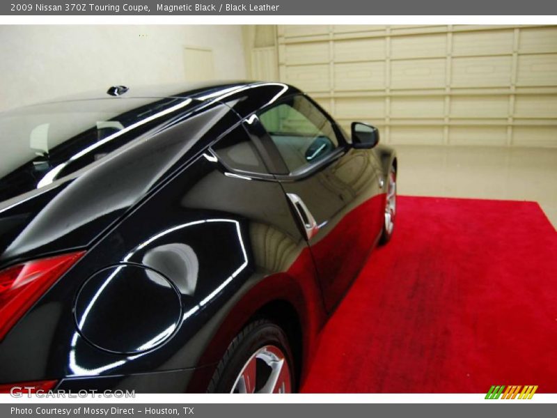 Magnetic Black / Black Leather 2009 Nissan 370Z Touring Coupe