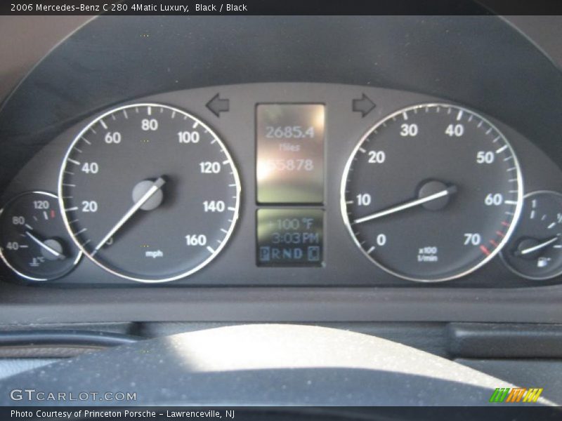 Black / Black 2006 Mercedes-Benz C 280 4Matic Luxury