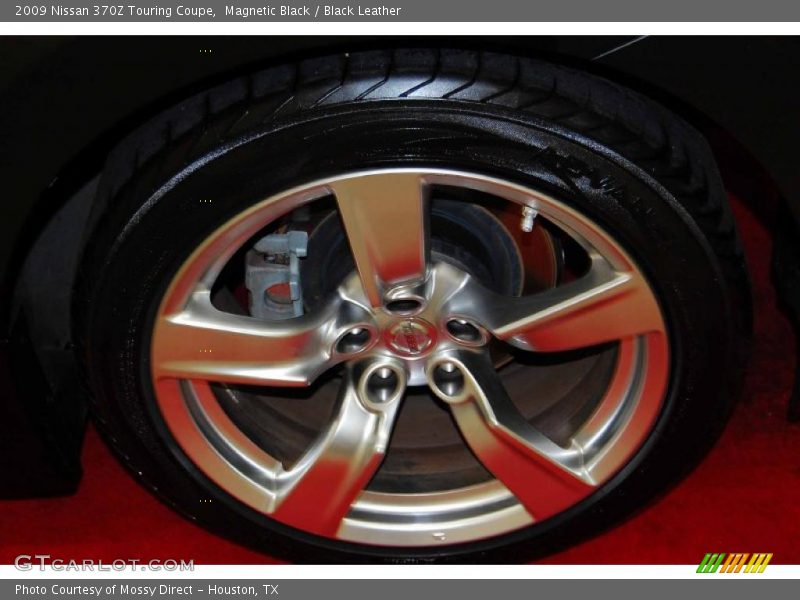 Magnetic Black / Black Leather 2009 Nissan 370Z Touring Coupe