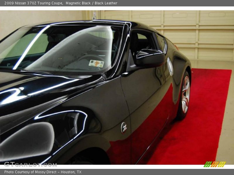 Magnetic Black / Black Leather 2009 Nissan 370Z Touring Coupe