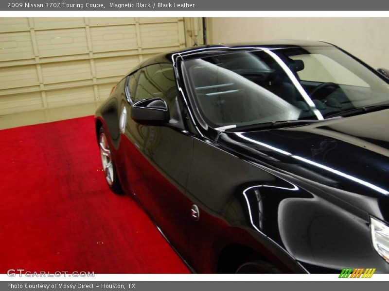 Magnetic Black / Black Leather 2009 Nissan 370Z Touring Coupe