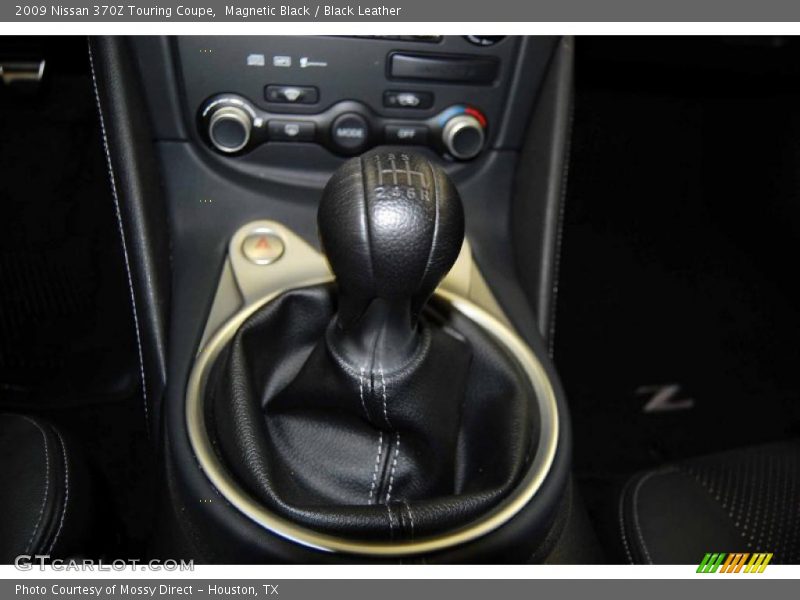 Magnetic Black / Black Leather 2009 Nissan 370Z Touring Coupe