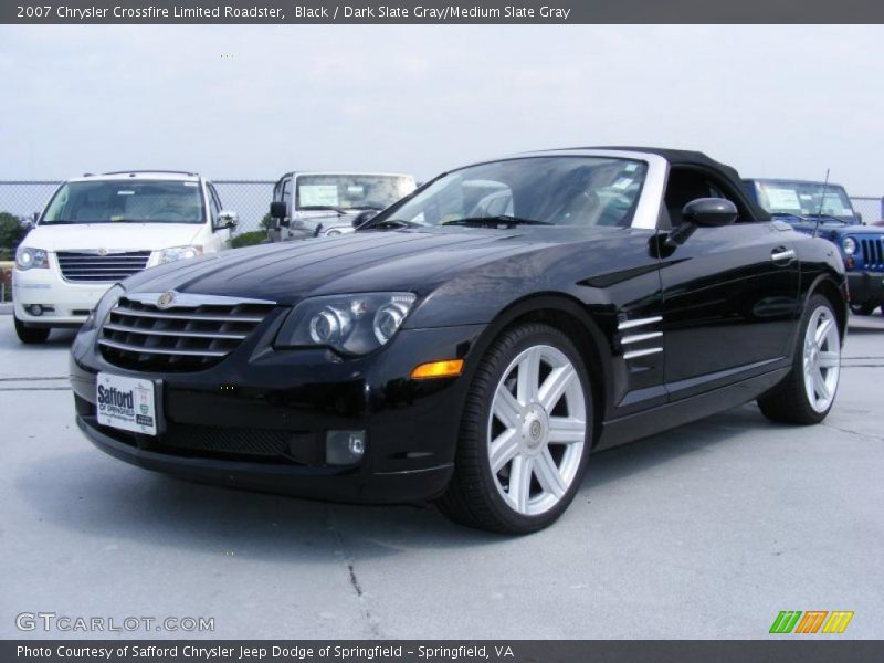 Black / Dark Slate Gray/Medium Slate Gray 2007 Chrysler Crossfire Limited Roadster