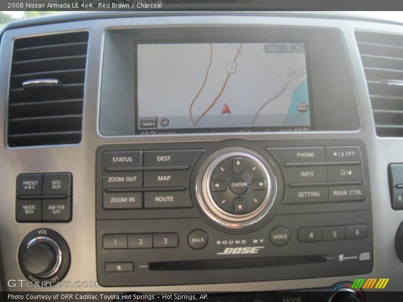 Red Brawn / Charcoal 2008 Nissan Armada LE 4x4
