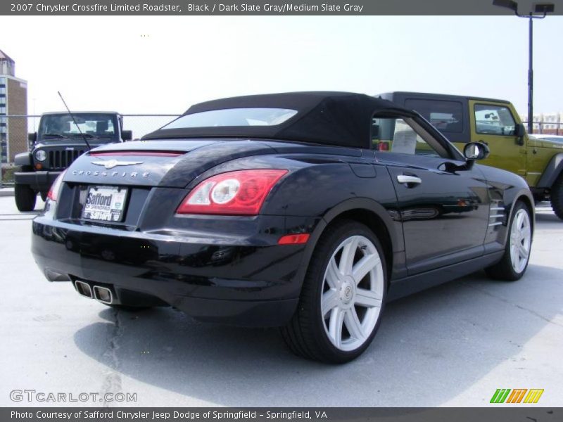 Black / Dark Slate Gray/Medium Slate Gray 2007 Chrysler Crossfire Limited Roadster