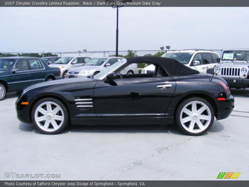 Black / Dark Slate Gray/Medium Slate Gray 2007 Chrysler Crossfire Limited Roadster