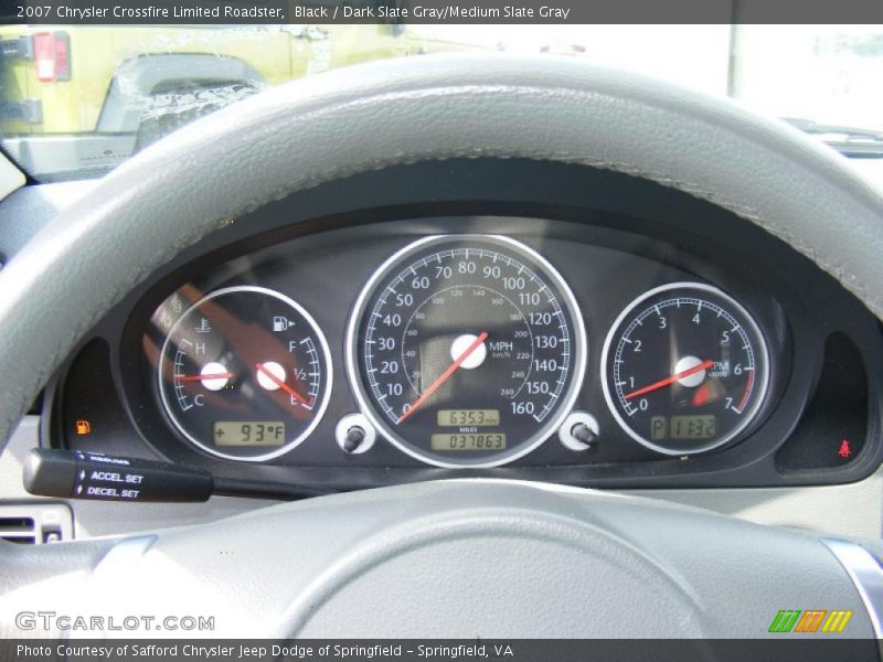 Black / Dark Slate Gray/Medium Slate Gray 2007 Chrysler Crossfire Limited Roadster