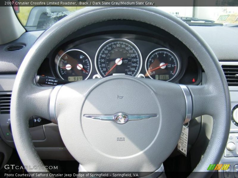 Black / Dark Slate Gray/Medium Slate Gray 2007 Chrysler Crossfire Limited Roadster