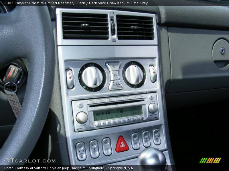 Black / Dark Slate Gray/Medium Slate Gray 2007 Chrysler Crossfire Limited Roadster