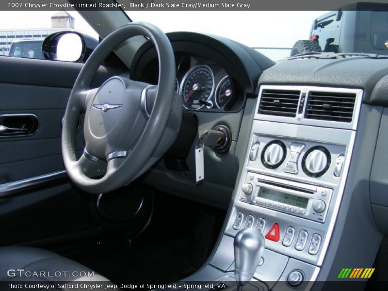Black / Dark Slate Gray/Medium Slate Gray 2007 Chrysler Crossfire Limited Roadster