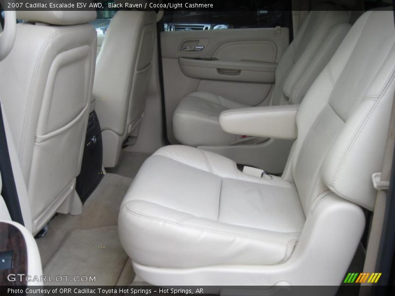 Black Raven / Cocoa/Light Cashmere 2007 Cadillac Escalade ESV AWD