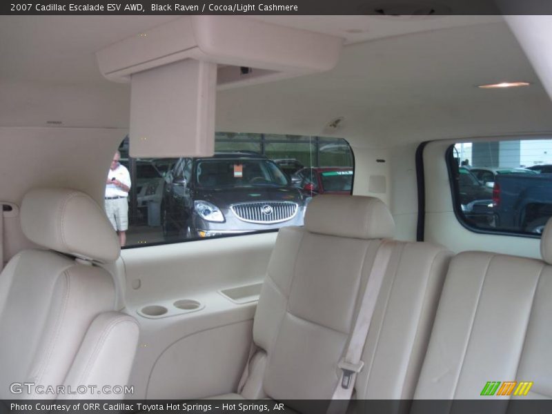 Black Raven / Cocoa/Light Cashmere 2007 Cadillac Escalade ESV AWD