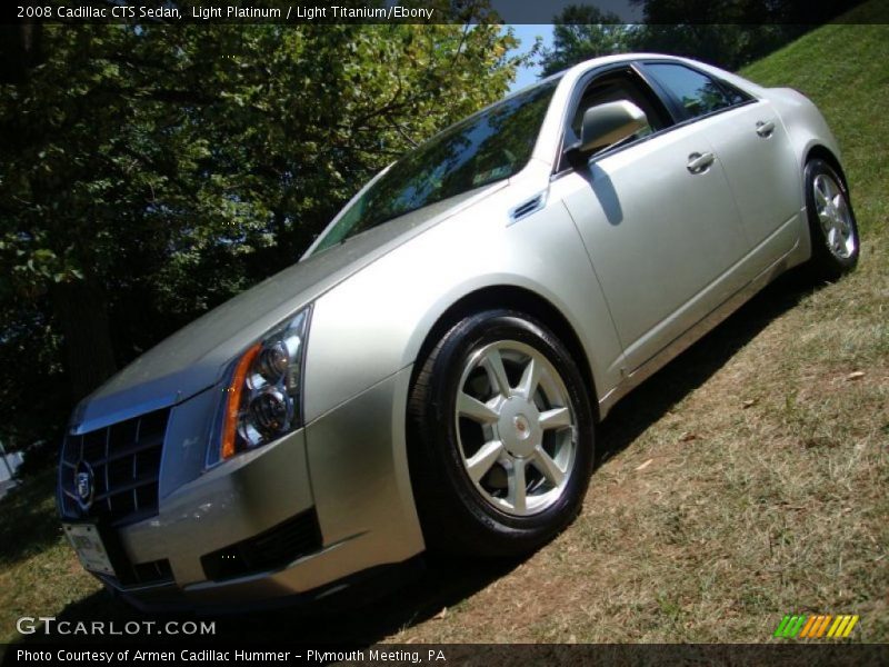 Light Platinum / Light Titanium/Ebony 2008 Cadillac CTS Sedan