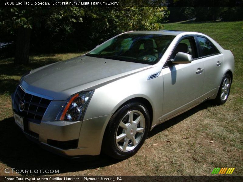 Light Platinum / Light Titanium/Ebony 2008 Cadillac CTS Sedan