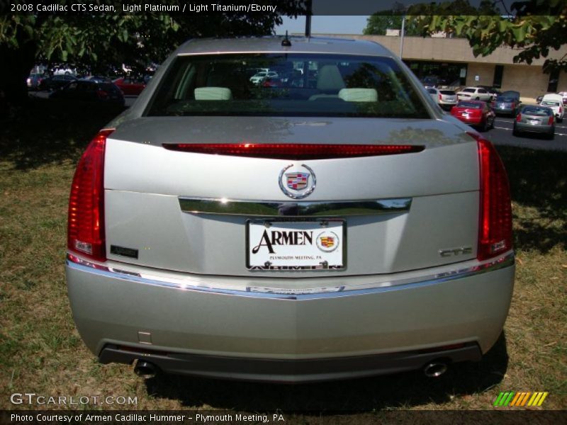 Light Platinum / Light Titanium/Ebony 2008 Cadillac CTS Sedan