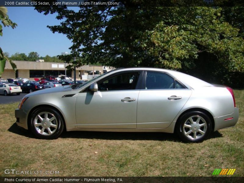 Light Platinum / Light Titanium/Ebony 2008 Cadillac CTS Sedan